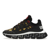 Кроссовки Versace Trigreca Barocco Print Black