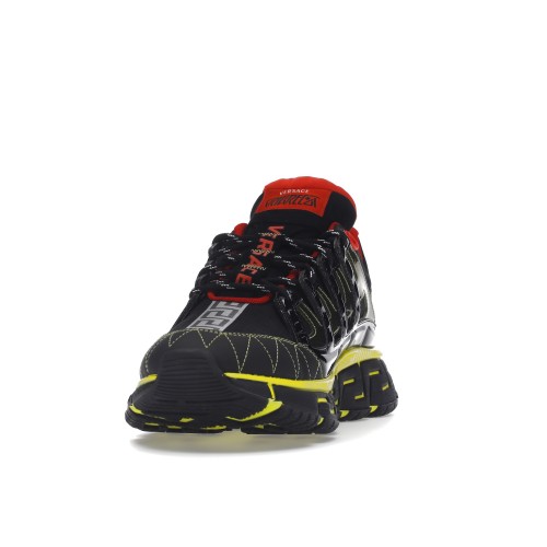 Кроссы Versace Trigreca Black Red Yellow - мужская сетка размеров