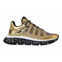 Кроссовки Versace Trigreca Gold Sparkling Silver