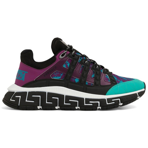 Versace Trigreca Barocco Print - Teal Plum - мужская сетка размеров