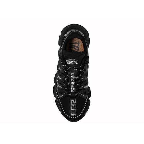 Versace Trigreca Sneakers Black - мужская сетка размеров