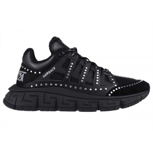 Versace Trigreca Sneakers Black - мужская сетка размеров