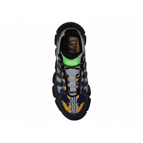 Versace Trigreca Sneakers Blue - мужская сетка размеров Versace Trigreca Sneakers Blue - мужская сетка размеров