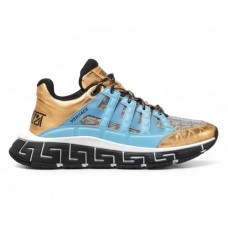Versace Trigreca Low-Top Blue Gold