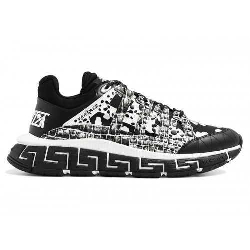 Versace Trigreca Black White - мужская сетка размеров