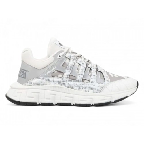 Versace Trigreca Low-Top White Grey - мужская сетка размеров