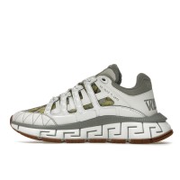 Кроссовки Versace Trigreca White Grey Barocco Print