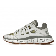 Кроссовки Versace Trigreca White Grey Barocco Print