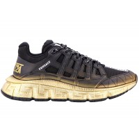 Кроссовки Versace Trigreca Sneaker Black Gold