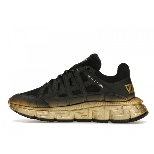 Versace Trigreca Sneaker Black Gold - мужская сетка размеров Versace Trigreca Sneaker Black Gold - мужская сетка размеров