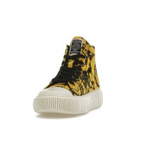 Кроссовки Versace Greca High Top Barocco Print Black Gold
