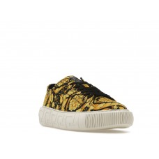 Кроссовки Versace Greca Barocco Print Low Top Yellow Black White