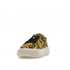 Кроссовки Versace Greca Barocco Print Low Top Yellow Black White