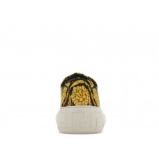 Кроссовки Versace Greca Barocco Print Low Top Yellow Black White
