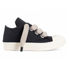 Rick Owens DRKSHDW Hollywood Jumbo Lace Puffer Low Top Black Milk