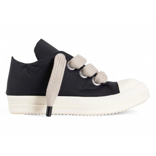 Rick Owens DRKSHDW Hollywood Jumbo Lace Puffer Low Top Black Milk - мужская сетка размеров