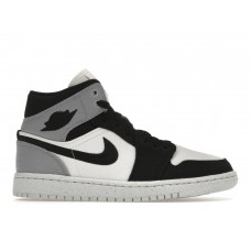 Женские кроссовки Jordan 1 Mid SE Light Steel Grey (W)