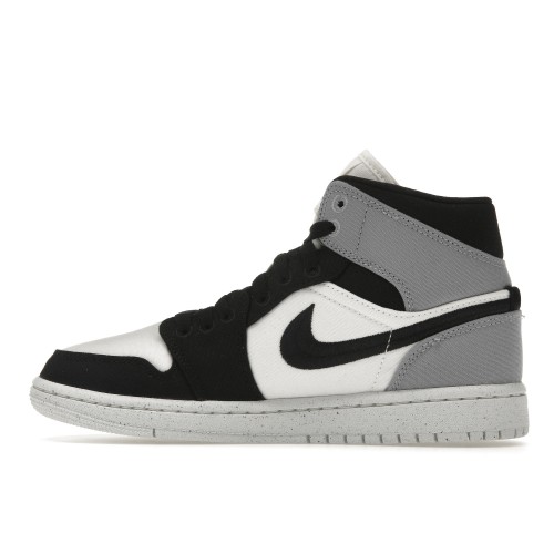 Кроссы Jordan 1 Mid SE Light Steel Grey (W) - женская сетка размеров