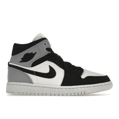 Кроссы Jordan 1 Mid SE Light Steel Grey (W) - женская сетка размеров