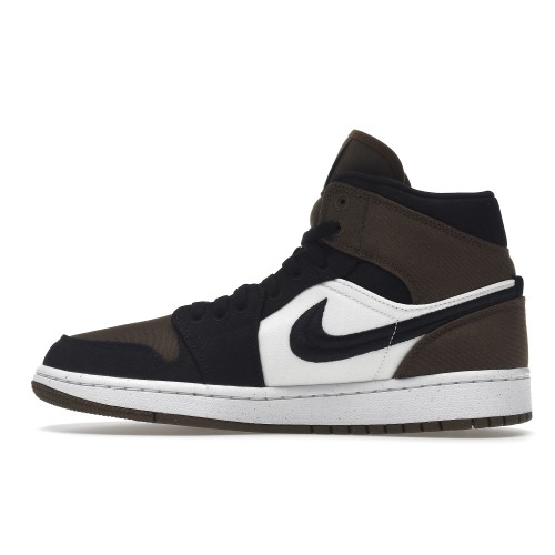 Кроссы Jordan 1 Mid Olive Toe (W) - женская сетка размеров