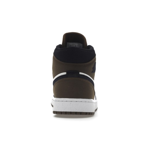 Кроссы Jordan 1 Mid Olive Toe (W) - женская сетка размеров