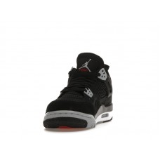 Подростковые Jordan 4 Retro Black Canvas (GS)