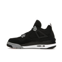 Подростковые Jordan 4 Retro Black Canvas (GS)