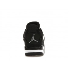 Подростковые Jordan 4 Retro Black Canvas (GS)