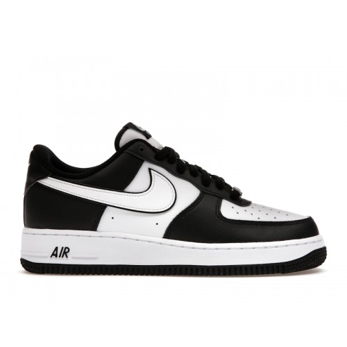 Кроссы Nike Air Force 1 Low 07 White Swoosh Panda - мужская сетка размеров