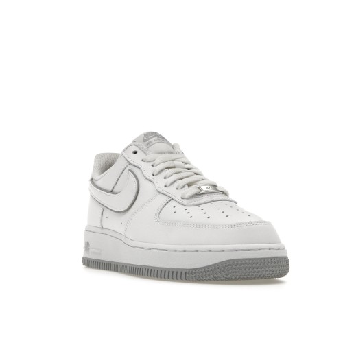 Кроссы Nike Air Force 1 07 Low White Wolf Grey Sole - мужская сетка размеров