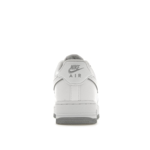 Кроссы Nike Air Force 1 07 Low White Wolf Grey Sole - мужская сетка размеров