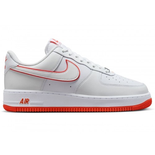 Кроссы Nike Air Force 1 Low 07 White Picante Red - мужская сетка размеров