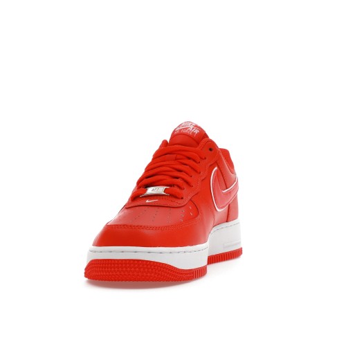 Кроссы Nike Air Force 1 Low 07 Picante Red White - мужская сетка размеров