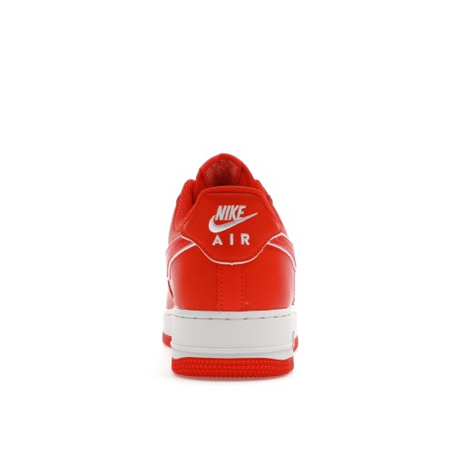 Кроссы Nike Air Force 1 Low 07 Picante Red White - мужская сетка размеров