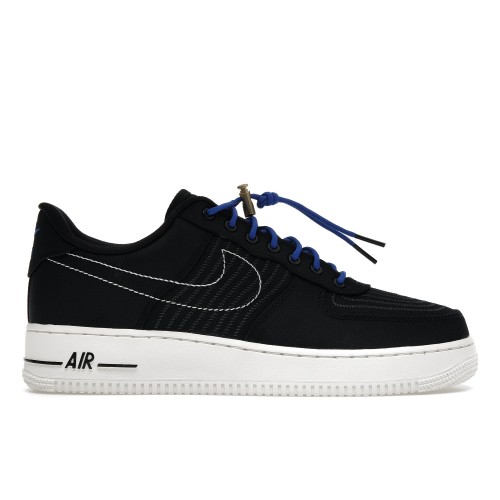 Кроссы Nike Air Force 1 Low 07 LV8 Black Sail - мужская сетка размеров