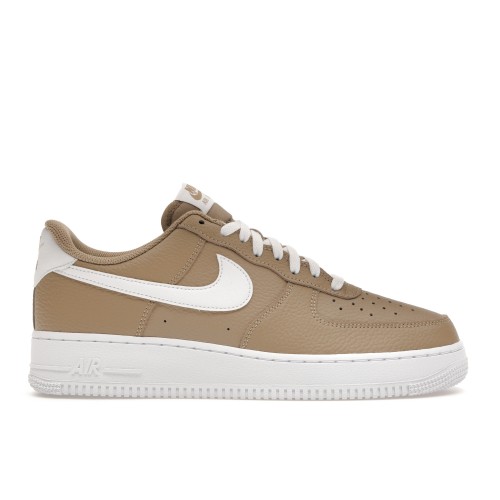 Кроссы Nike Air Force 1 Low 07 Khaki White - мужская сетка размеров