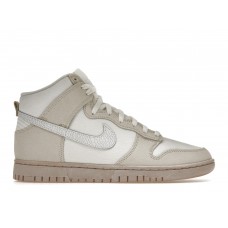 Кроссовки Nike Dunk High Retro PRM Cracked Leather Swoosh