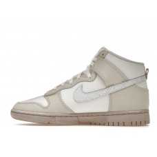 Кроссовки Nike Dunk High Retro PRM Cracked Leather Swoosh