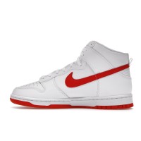 Кроссовки Nike Dunk High White Picante Red