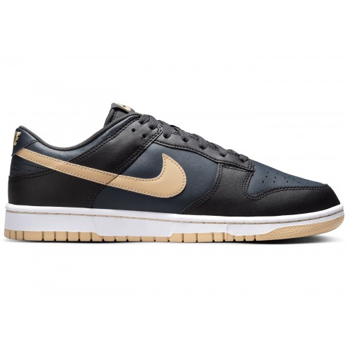 Кроссы Nike Dunk Low Black Anthracite Sesame - мужская сетка размеров