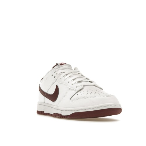 Кроссы Nike Dunk Low Retro White Night Maroon - мужская сетка размеров