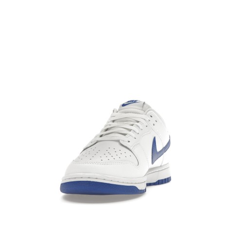 Кроссы Nike Dunk Low White Hyper Royal - мужская сетка размеров