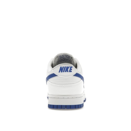 Кроссы Nike Dunk Low White Hyper Royal - мужская сетка размеров