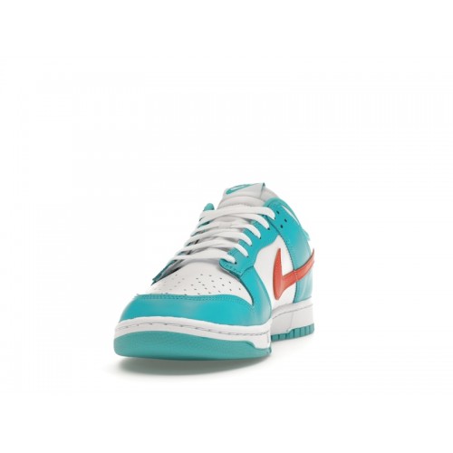 Кроссы Nike Dunk Low Miami Dolphins - мужская сетка размеров