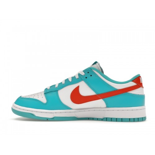 Кроссы Nike Dunk Low Miami Dolphins - мужская сетка размеров