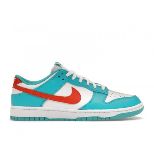 Кроссы Nike Dunk Low Miami Dolphins - мужская сетка размеров