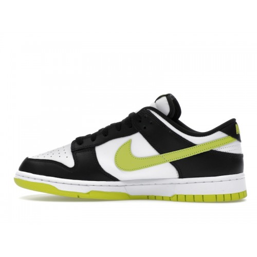 Nike Dunk Low Black Bright Cactus - мужская сетка размеров