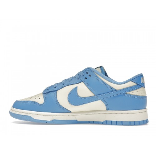Кроссы Nike Dunk Low Retro University Blue - мужская сетка размеров
