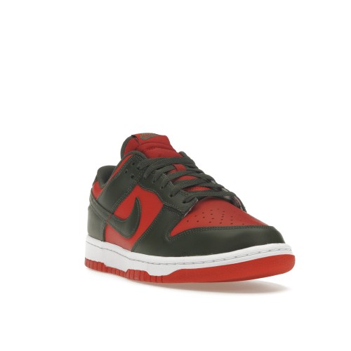 Кроссы Nike Dunk Low Mystic Red Cargo Khaki - мужская сетка размеров