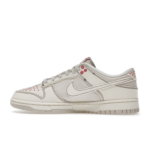 Кроссы Nike Dunk Low Light Orewood Brown Sashiko - мужская сетка размеров